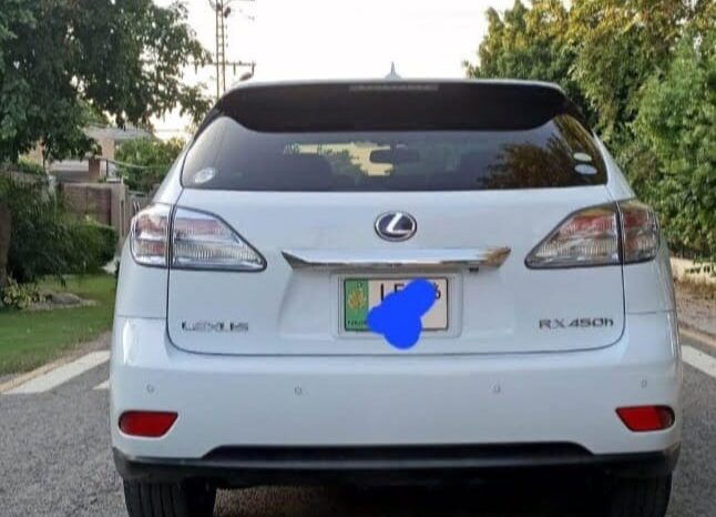 
								Lexus RX Series 450H.. 2010 full									